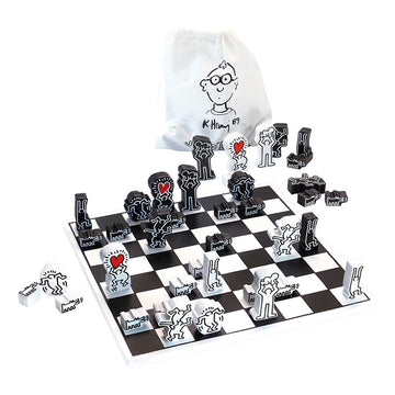 Vilac® Keith Haring chess set