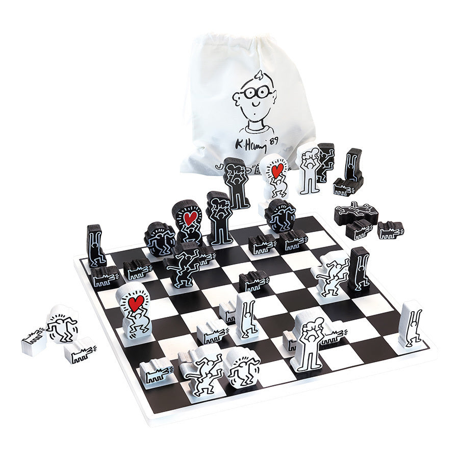 Vilac® Keith Haring chess set