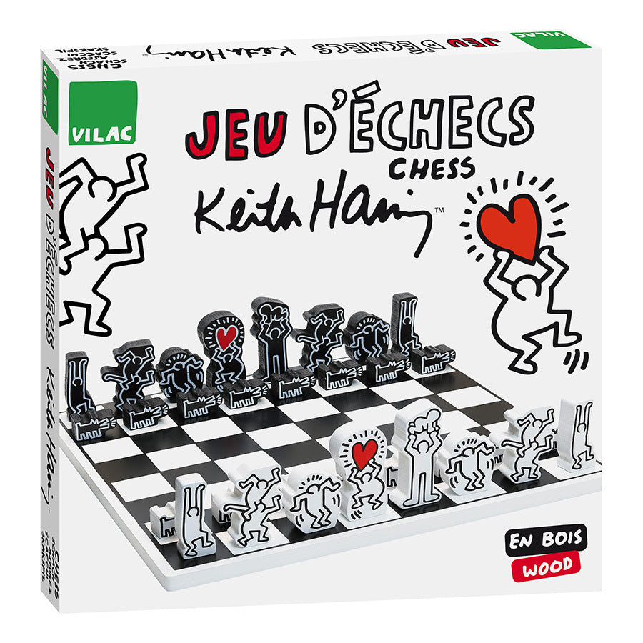 Vilac® Keith Haring chess set