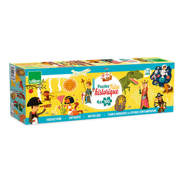 Vilac® Large Historical Frieze Puzzle 4 x 100 pcs