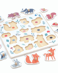 Vilac Fa formaillesztő puzzle – Erdei állatok (Sarah Betz)