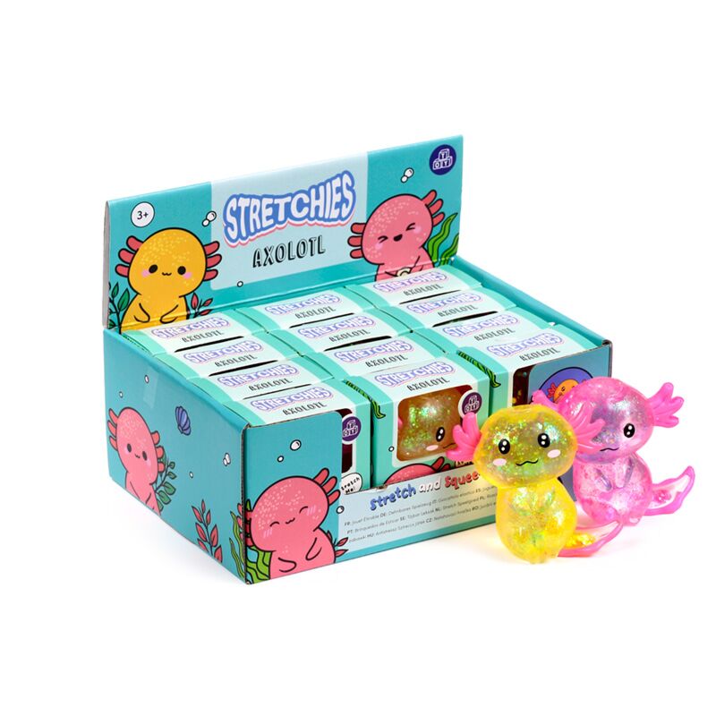 Puckator® Antistressz Játék - Glitteres Axolotl (Szalamandra) - Puckator - Apró kincsek - OduStore