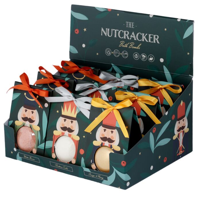 Puckator® Fürdőbomba Díszcsomagolásban, Karácsonyi - Diótörő - Puckator - Fürdőbomba - OduStore