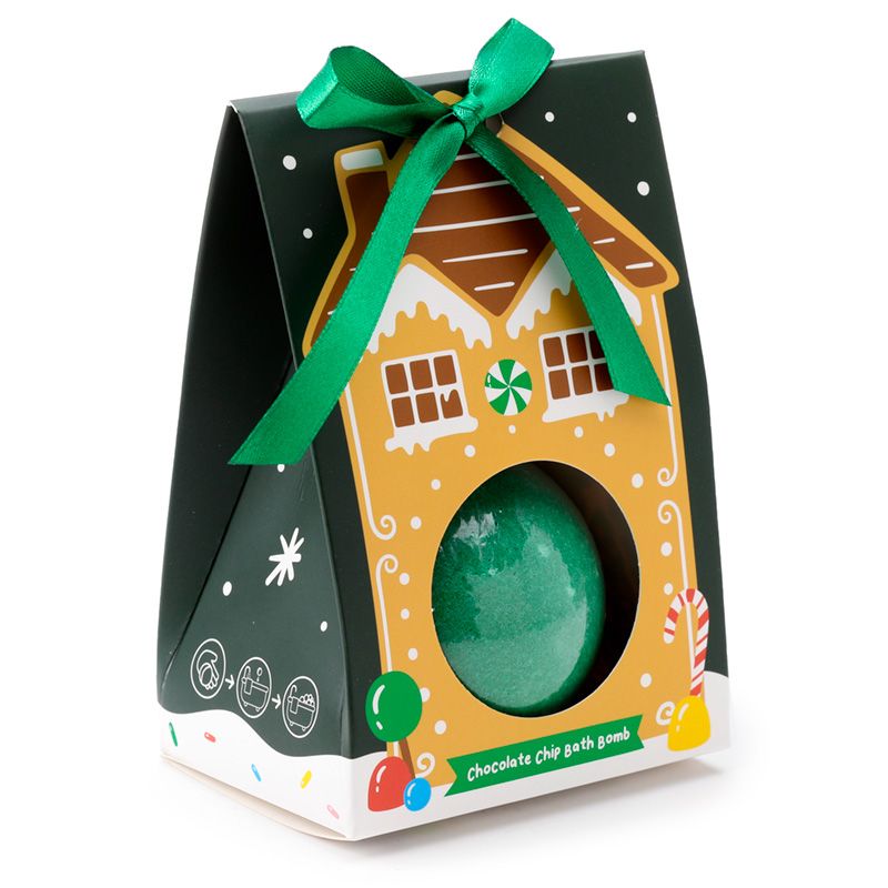 Puckator® Fürdőbomba Díszcsomagolásban, Karácsonyi - Mézeskalács Házikók - Puckator - Fürdőbomba - OduStore