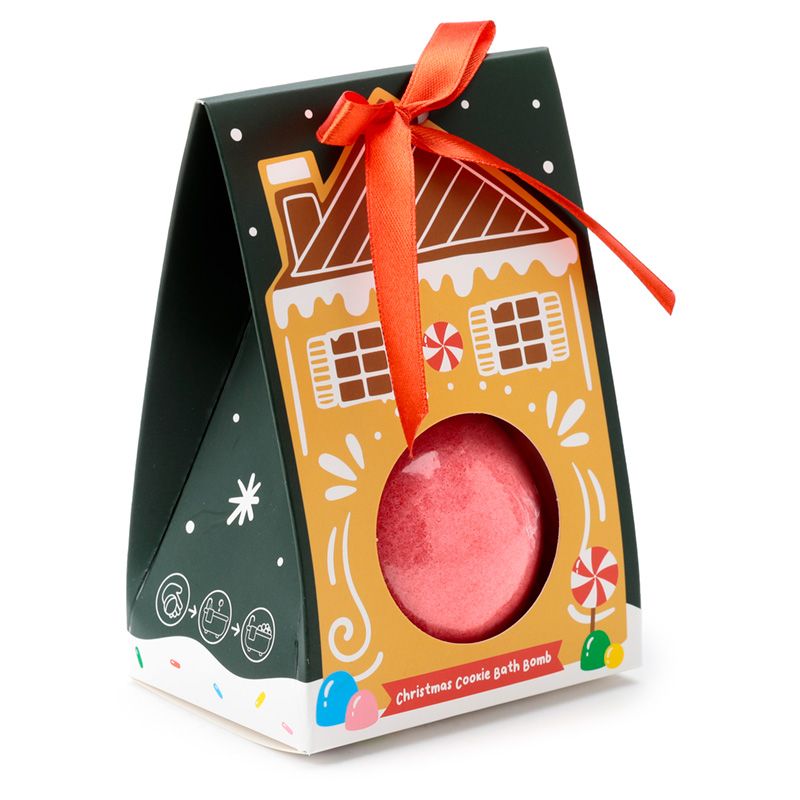 Puckator® Fürdőbomba Díszcsomagolásban, Karácsonyi - Mézeskalács Házikók - Puckator - Fürdőbomba - OduStore