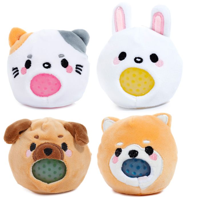 Puckator® Nyomogatós Játék, Plüss - Slime Squeezy Labda - Édes Állatok - Puckator - Apró kincsek - OduStore