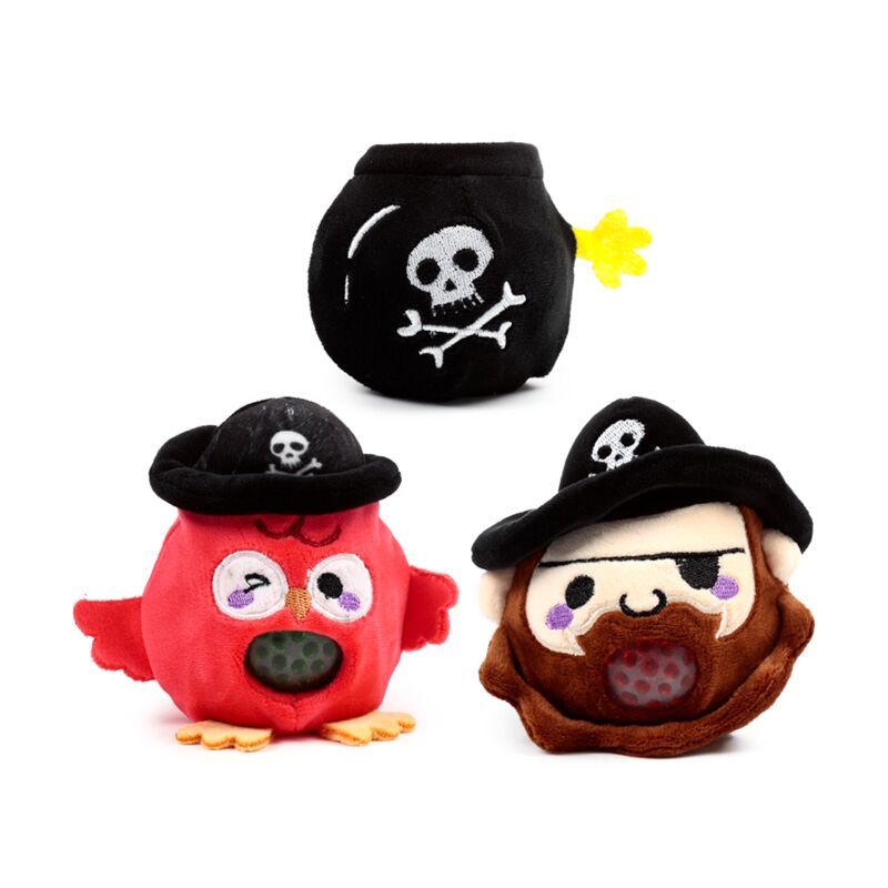 Puckator® Nyomogatós Játék, Plüss - Slime Squeezy Labda - Jolly Rogers Kalózok - Puckator - Apró kincsek - OduStore
