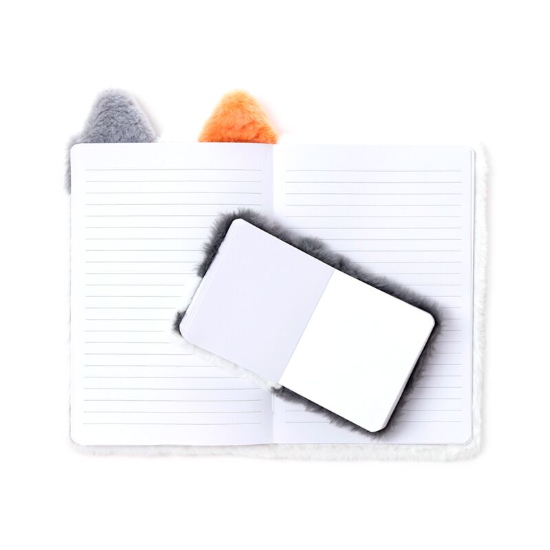 Puckator® Plüss Napló Zsebében Mini Notesszel - Lola, a Macska - Édes Állatok - Puckator - Apró kincsek - OduStore