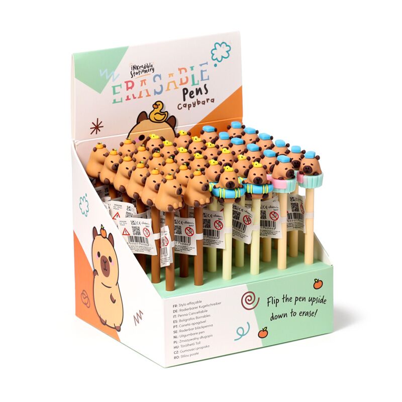 Puckator Törölhető Toll Topperrel - Kapibara - Puckator - Apró kincsek