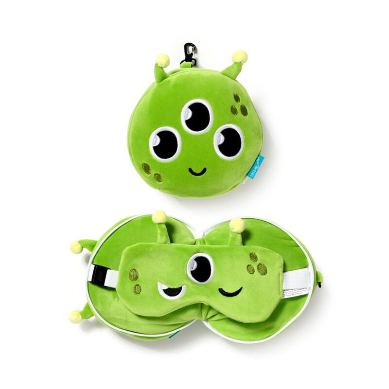 Puckator Utazópárna Szemmaszkkal, Plüss RELAXEAZZZ - Földönkívüli - Puckator - Kiegészítő