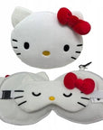 Puckator Utazópárna Szemmaszkkal, Plüss RELAXEAZZZ - Hello Kitty Macska - Puckator - Kiegészítő