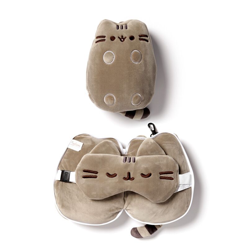 Puckator® Utazópárna Szemmaszkkal, Plüss RELAXEAZZZ - Pusheen Macska - Puckator - Utazó játékok - OduStore