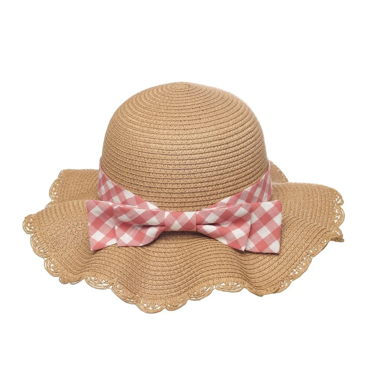 Rockahula Gingham masnis, hullámos szélű szalmakalap - Rockahula - Kalap