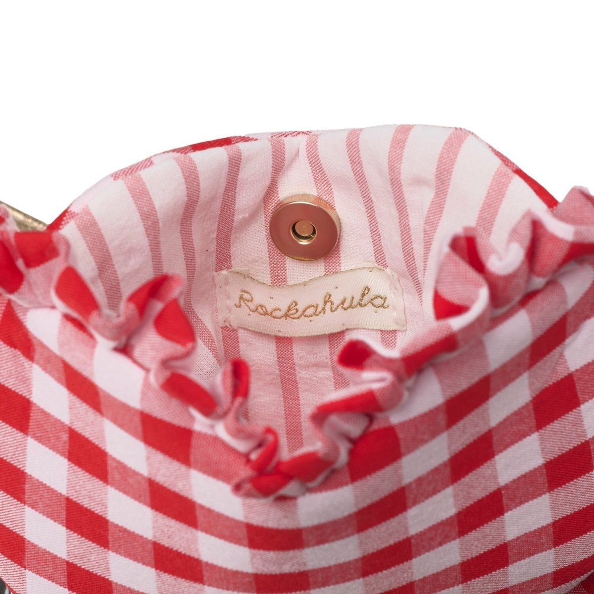 Rockahula Kids Gingham Ruffle szív alakú táska - Rockahula - Táskák