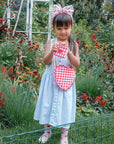Rockahula Kids Gingham Ruffle szív alakú táska - Rockahula - Táskák