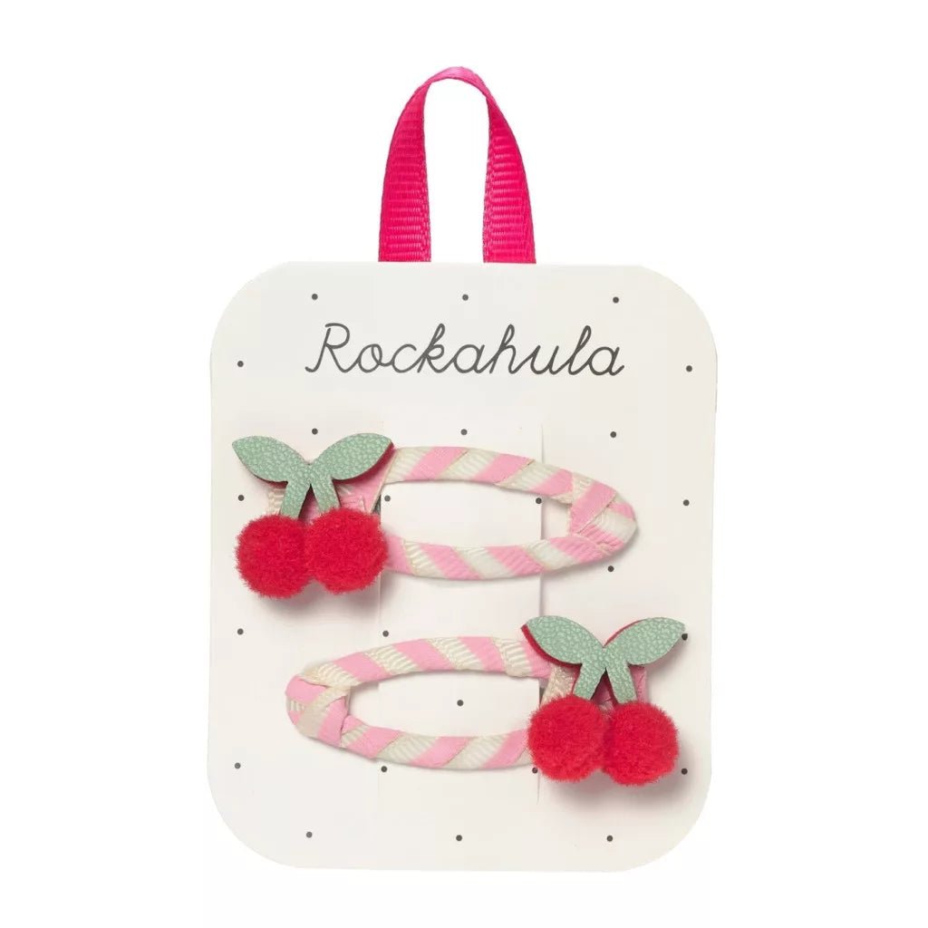 Rockahula Kids Hajcsat szett - Cherry Kiss Stripy - Rockahula - Kiegészítő