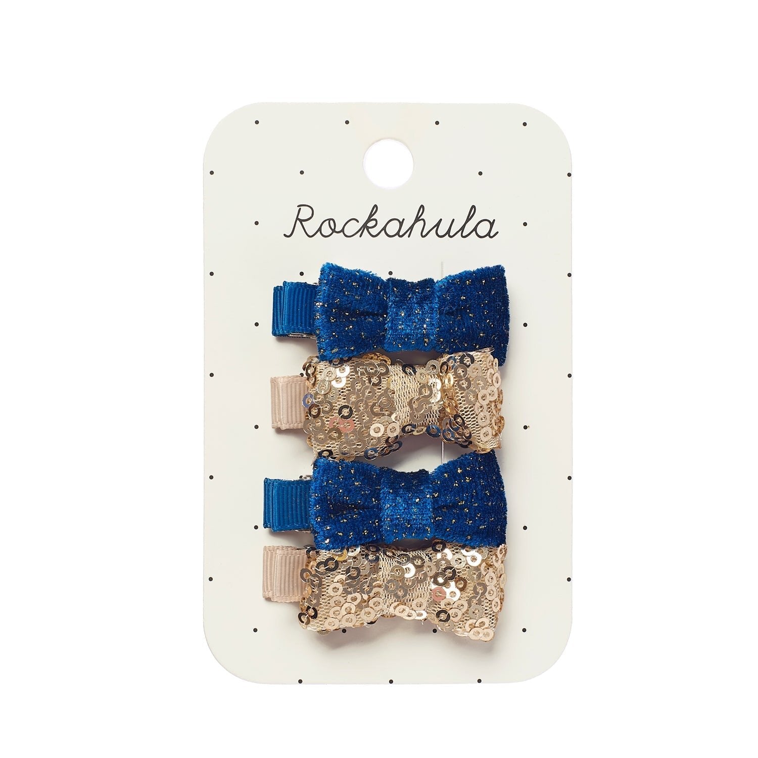 Rockahula® Sequin and Velvet Mini Bow hajcsatt - Rockahula - Ékszerek, kellékek - OduStore