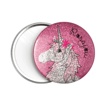 Rosajou® Pink csillámos smink tükör - Unikornis - Rosajou - Dekorkozmetika