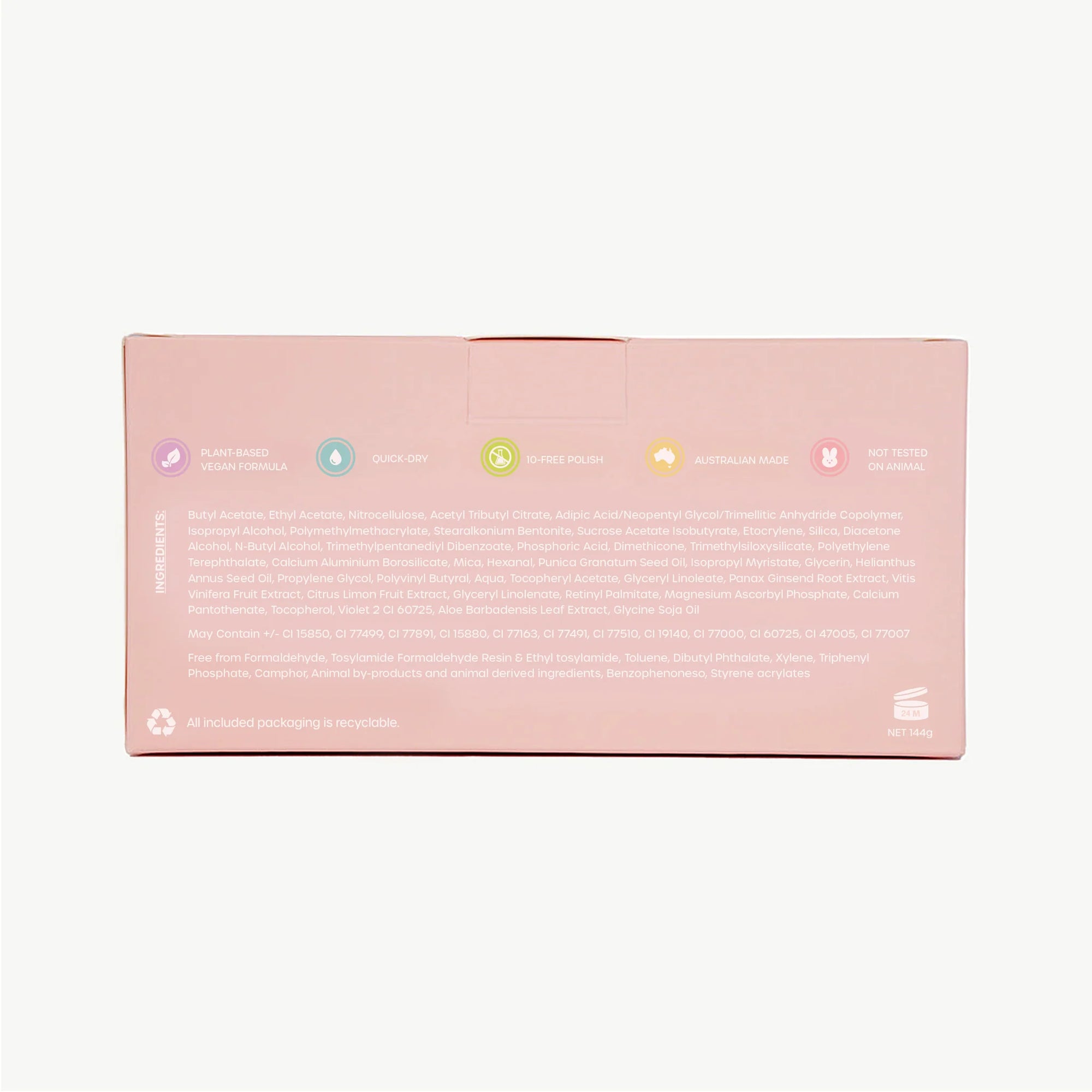Oh Flossy 3 darabos körömlakk szett - Pink-pamper
