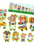 Djeco Series puzzle - Big and Small on the Farm, 16-piece