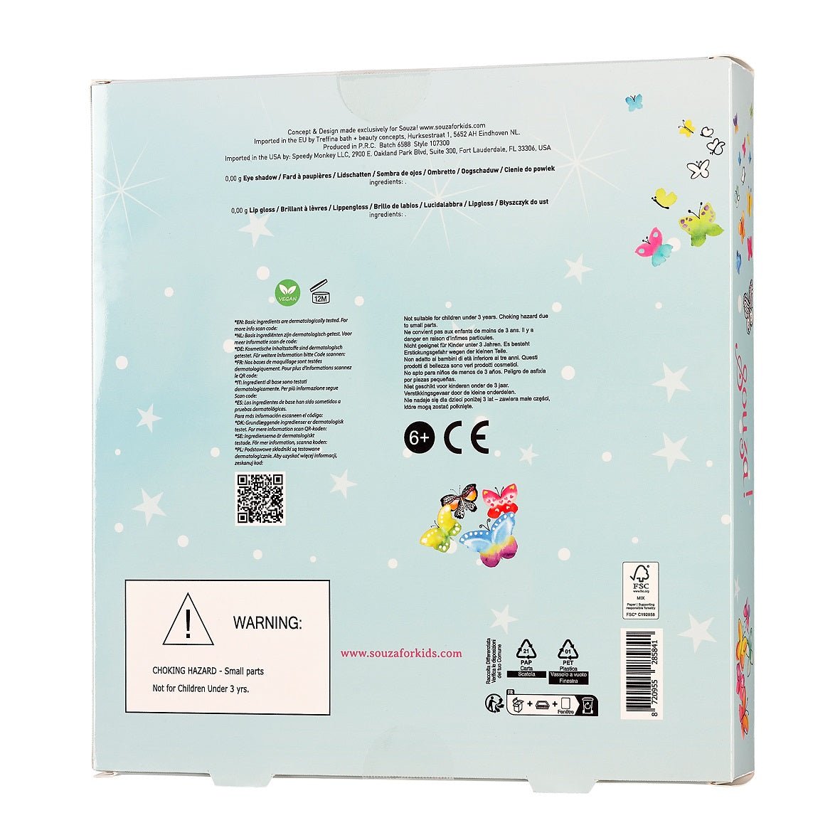 Souza® Pillangós sminkkészlet - Souza - Smink - OduStore