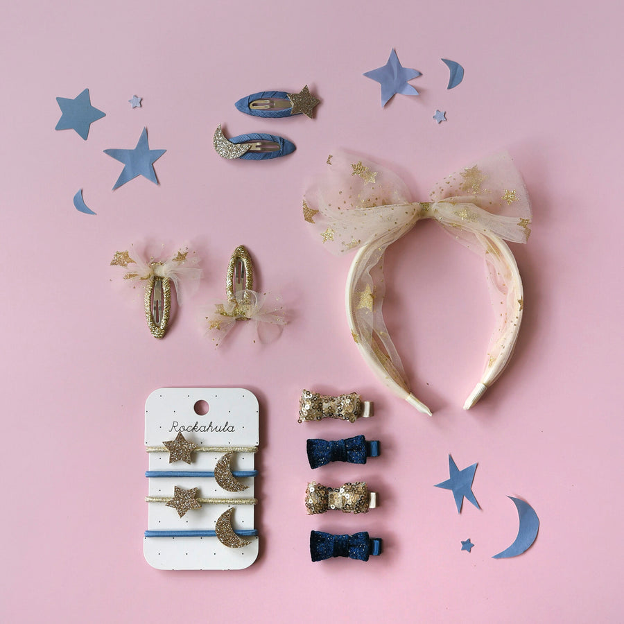 Rockahula® Sequin and Velvet Mini Bow hajcsatt