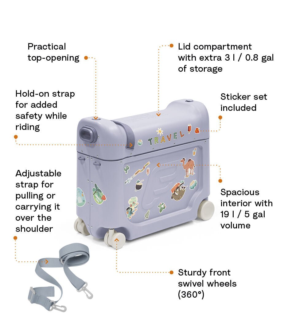 Stokke® Jetkids™ BedBox Utazóbőrönd - Sea Green - Stokke - Bőrönd - OduStore