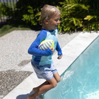SunnyLife® Felfújható Neoprén Rögbilabda - Tides Out Citrus - SunnyLife - Nyári kellékek - OduStore