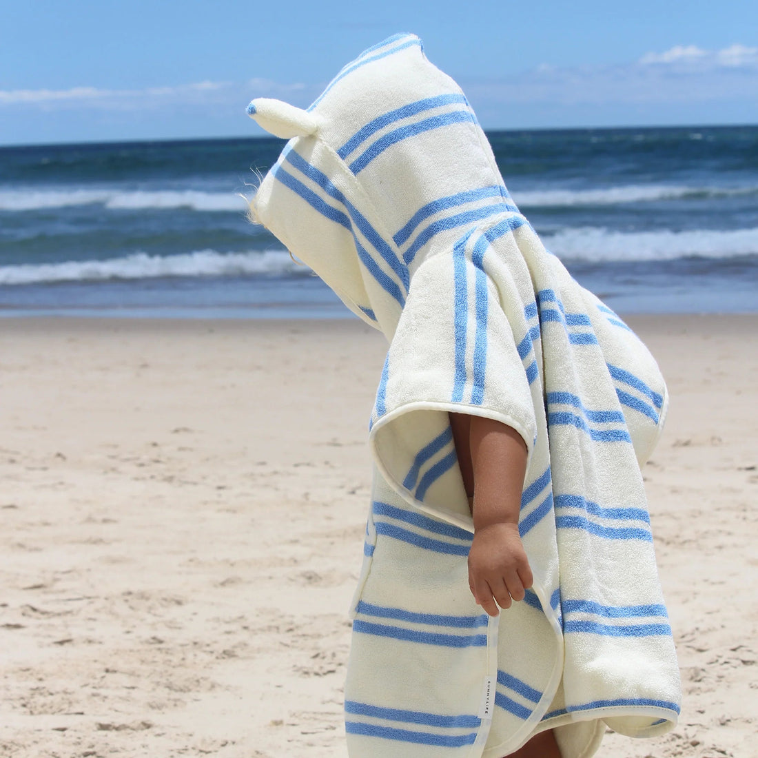 SunnyLife® Fürdőponcsó - Sid the Seagull Blue Stripe - SunnyLife - Nyári kellékek - OduStore