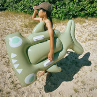 Sunnylife® Gyerek Felfújható Matrac - Salty the Shark Khaki - SunnyLife - Nyári kellékek - OduStore