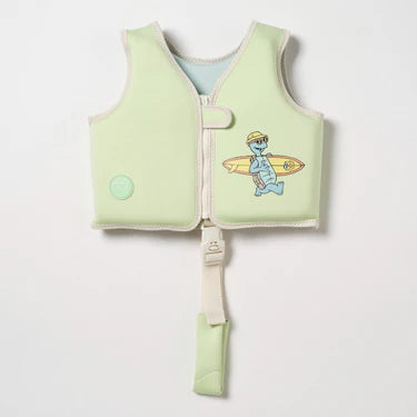 SunnyLife Úszómellény - Shred turtle aqua