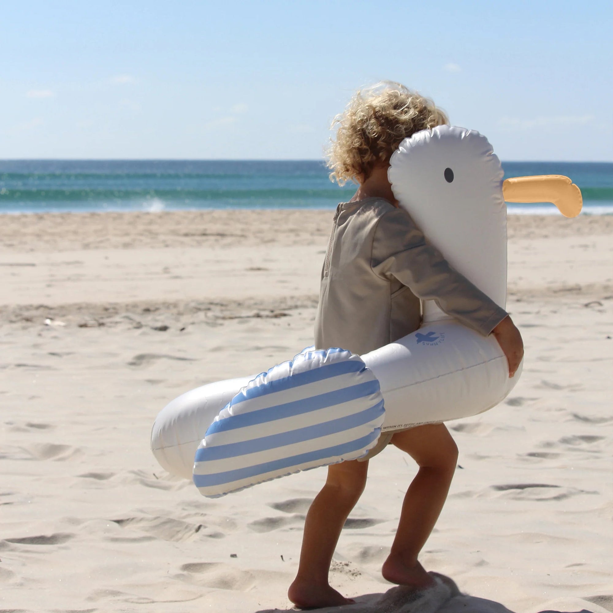 SunnyLife® Úszógumi - Sid the Seagull Blue Stripe - SunnyLife - Nyári kellékek - OduStore