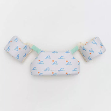 Sunnylife® Úszómellény karúszóval 4 - 6 év - Sid the Seagull Blue Wave - SunnyLife - Nyári kellékek - OduStore