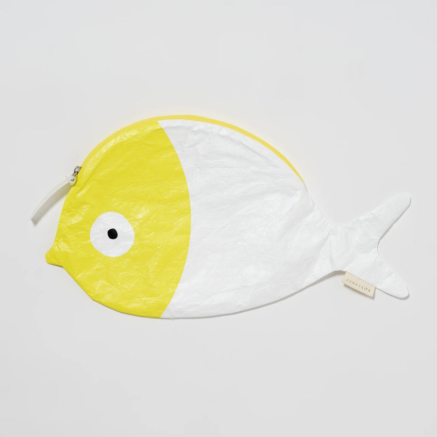 SunnyLife® Vízhatlan táska - Finn the Fish Neon Yellow - SunnyLife - Nyári kellékek - OduStore