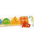 Djeco Shape Sorter, shape-insert toy - Various basics - 1234 Basic