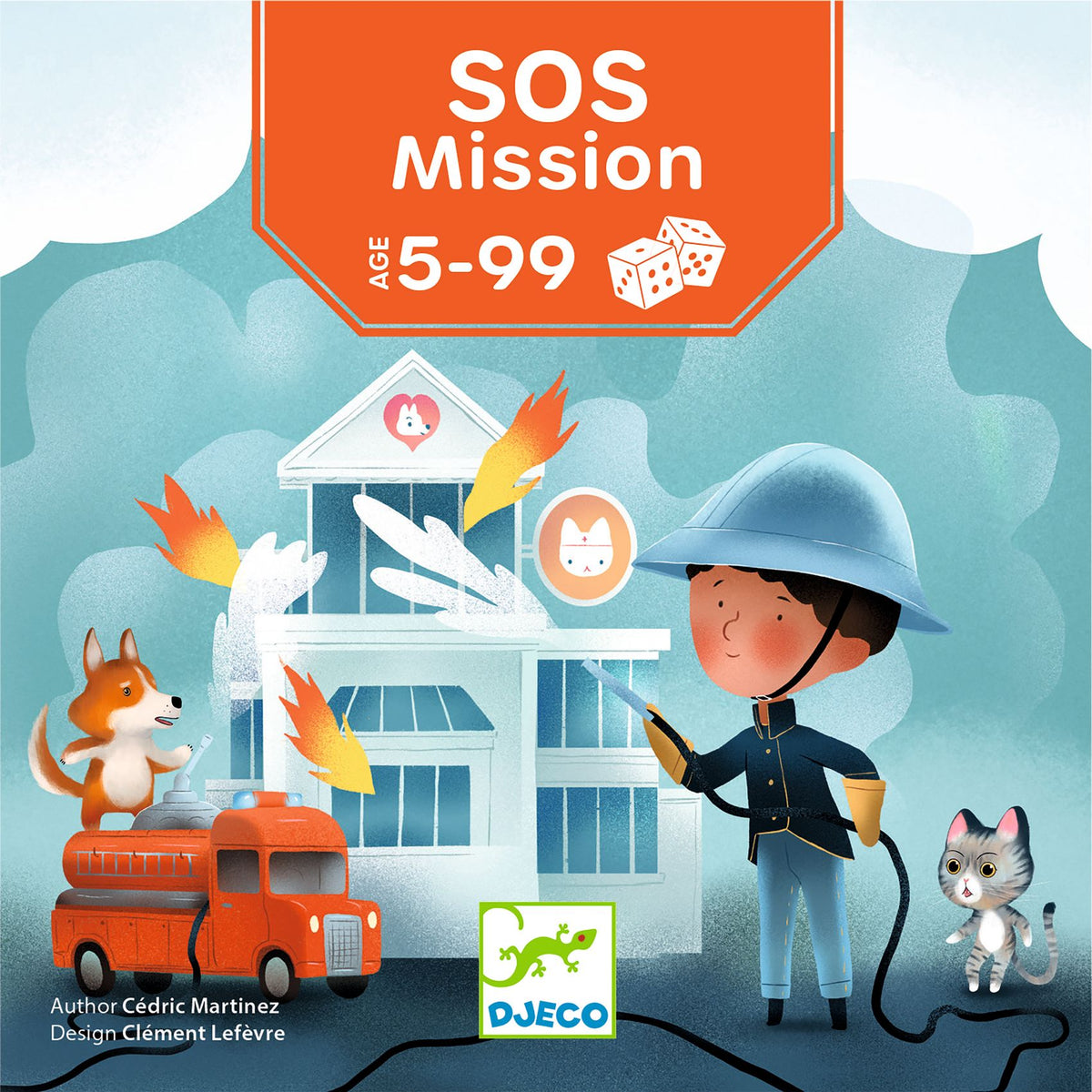Djeco Társasjáték - Állati kockázat - Pets Rescue