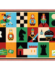 Djeco Társasjáték klasszikus - Sakk, Kínai sakk és Dáma - Chess+Checkers