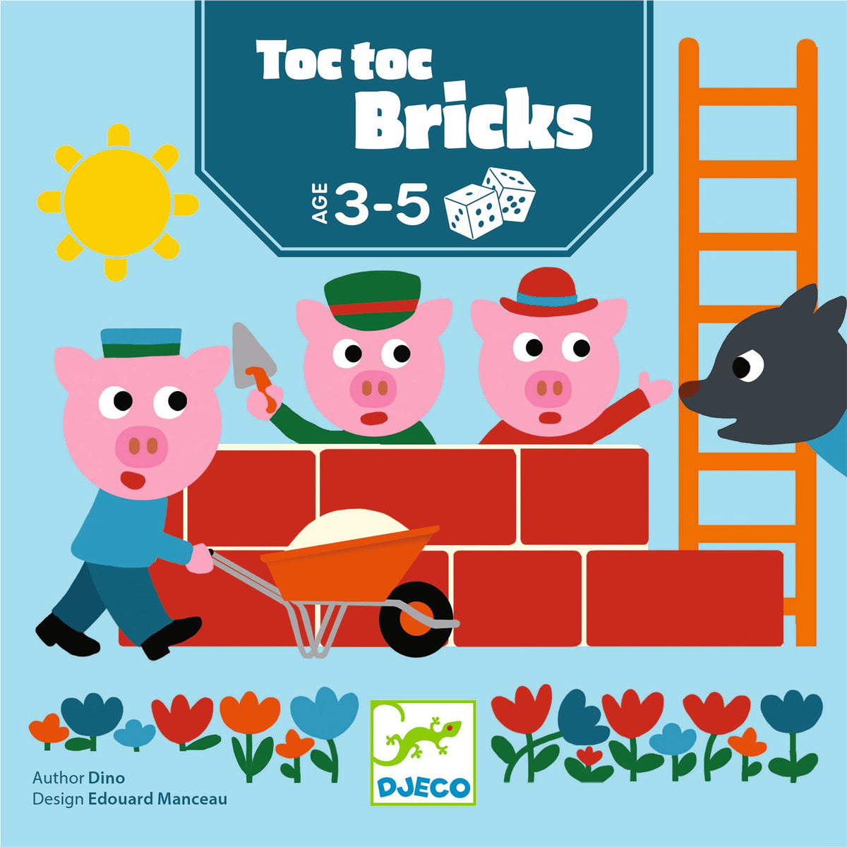 Djeco Társasjáték - Koca kocka - Toc Toc Bricks