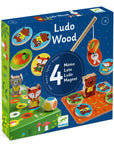 Djeco Társasjáték - Négy Pajti - Ludo Wood