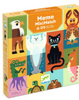 Djeco Társasjáték - Párkereső párbaj - Memo Mix and match