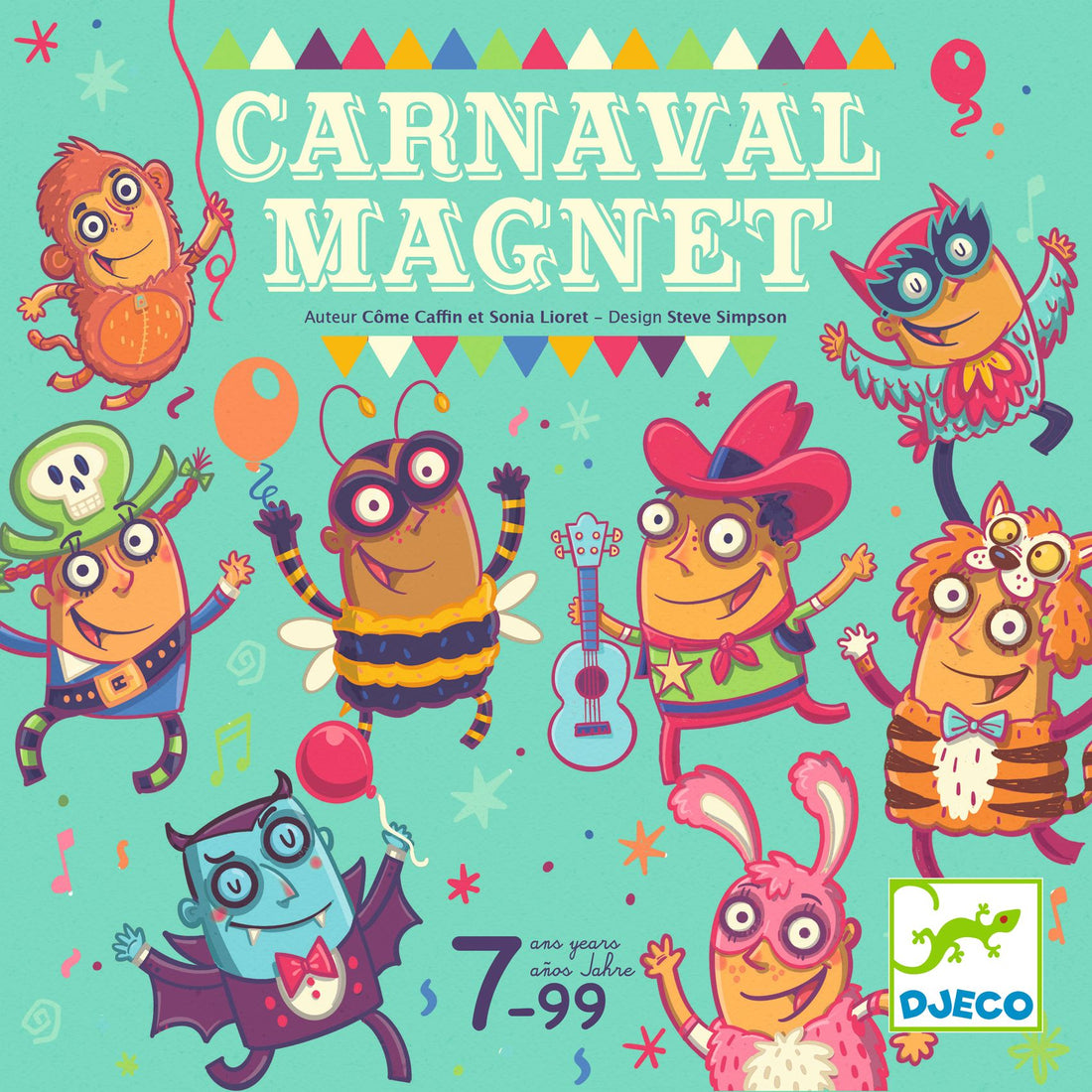 Djeco® Társasjáték - Vakok karneválja - Carnaval Magnet