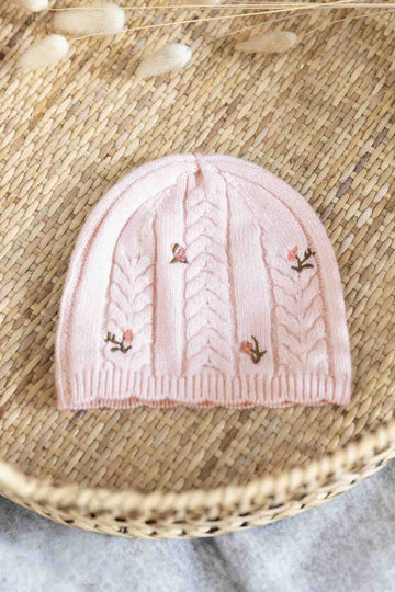 Tartine et Chocolat® Beanie kötött sapka - Rose pâle - Tartine et Chocolat - Sapka, sál, kesztyű - OduStore