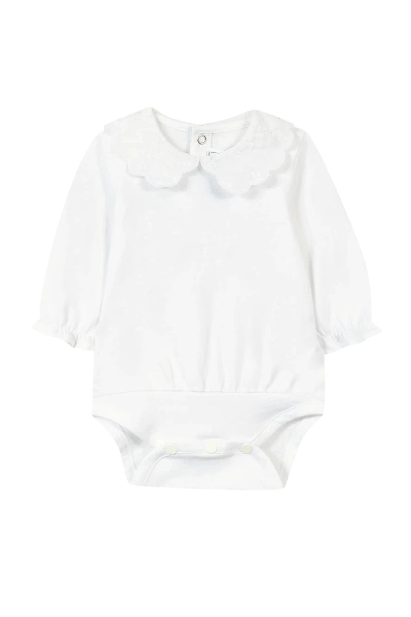 Tartine et Chocolat Body - fehér díszes gallér - 18m - Tartine et Chocolat - Body