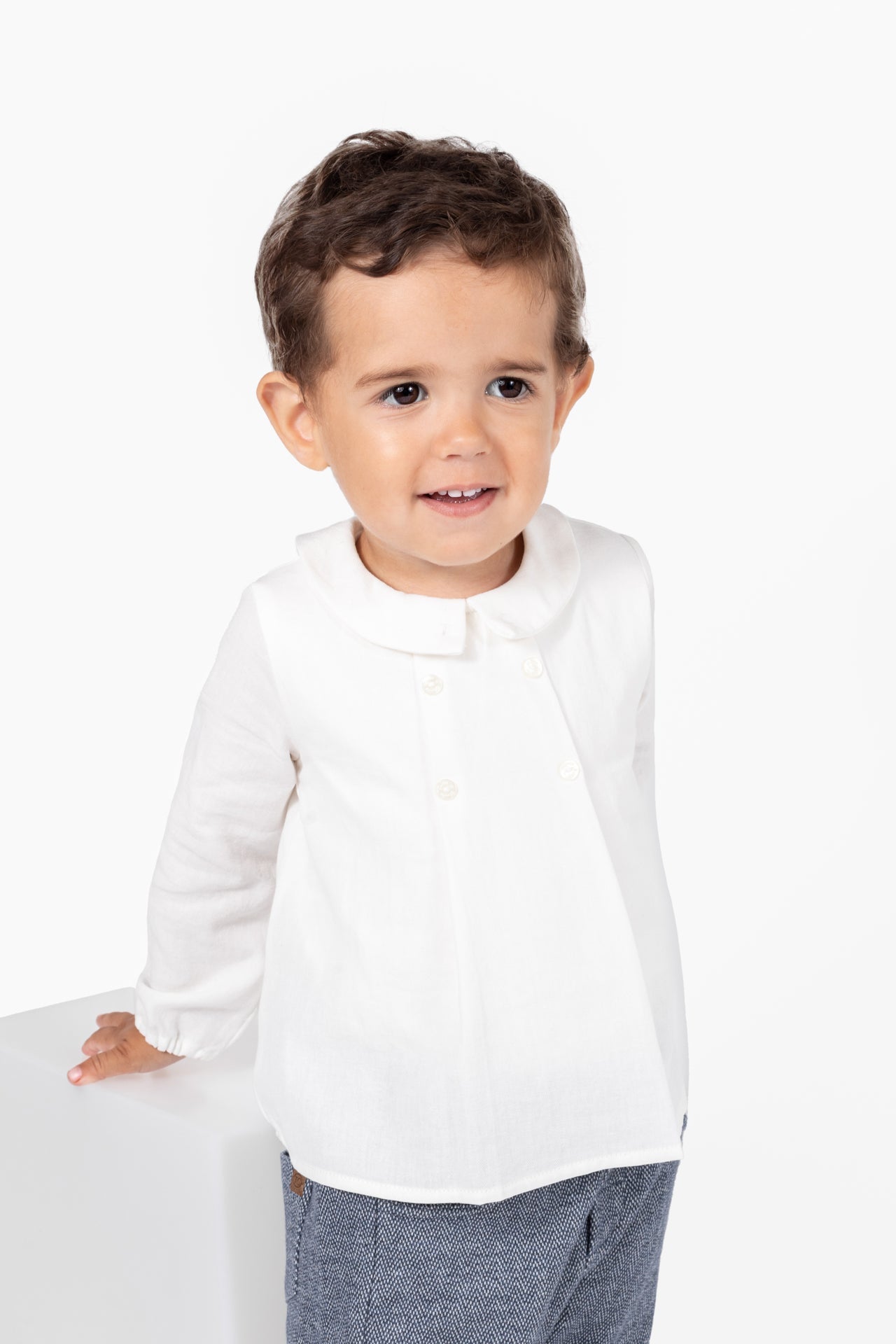 Tartine et Chocolat® Body - fehér dupla gombsoros - Tartine et Chocolat - Body