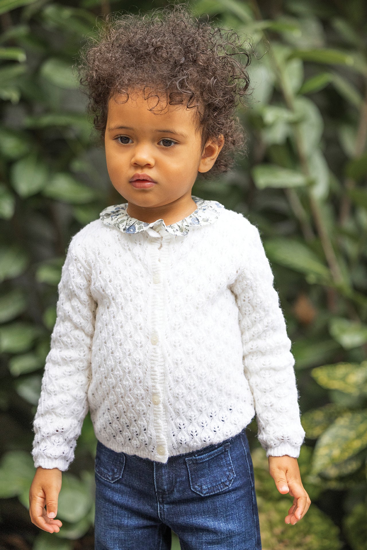 Tartine et Chocolat® Cardigan Ecru maille ajourée Kardigán - Tartine et Chocolat - Felsők és pulóverek - OduStore