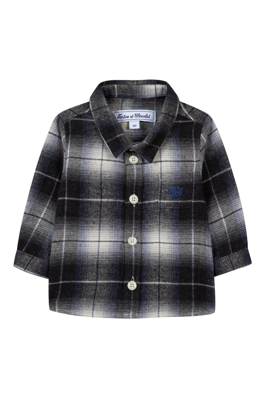 Tartine et Chocolat® Chemise Gris à carreaux coton Ing - Tartine et Chocolat - Pólók, ingek - OduStore