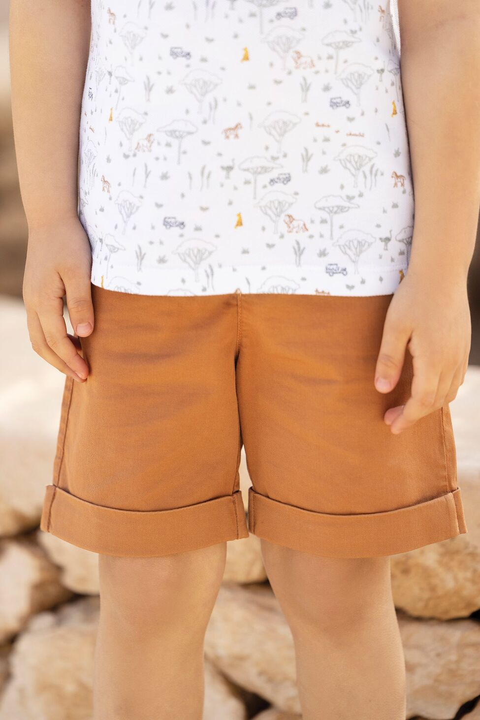 Tartine et Chocolat® Elegáns nadrág - terracotta - Tartine et Chocolat - Nadrágok és Rövidnadrágok