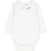 Tartine et Chocolat® Embrodery sarkvidék galléros body - Bleu grisé - Tartine et Chocolat - Body - OduStore