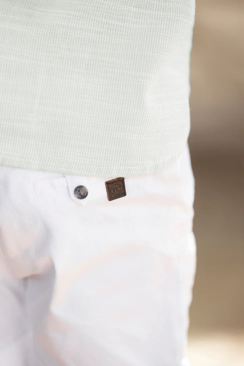 Tartine et Chocolat® Fehér short nadrág - Blanc - Tartine et Chocolat - Nadrágok és Rövidnadrágok - OduStore