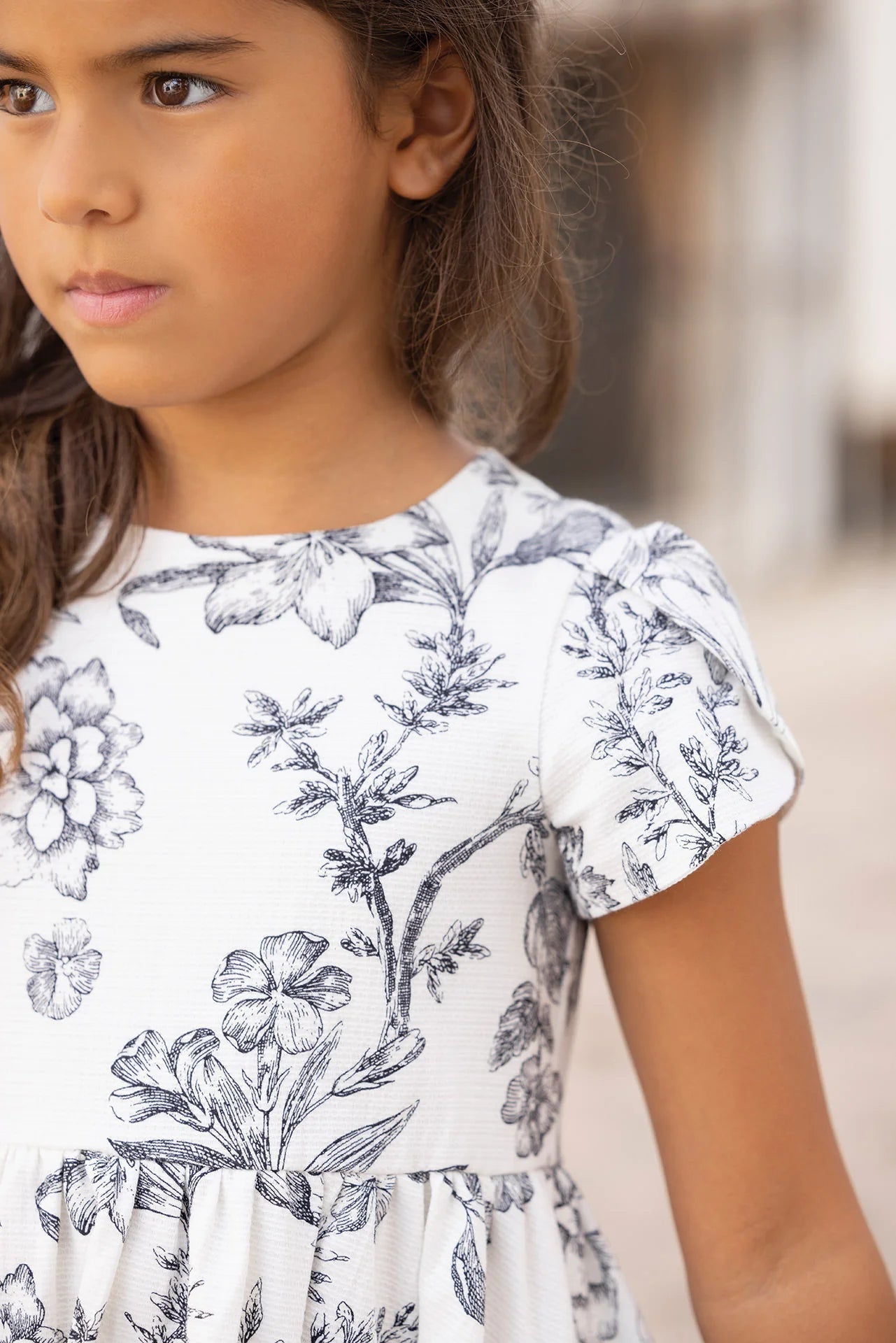 Tartine et Chocolat® Fekete virágos ruha - Tartine et Chocolat - Ruhák és szoknyák - OduStore